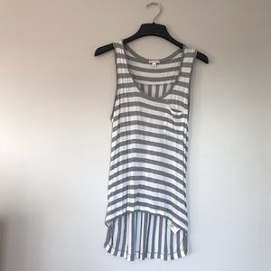3/$10 Gap High Low Sleeveless Striped Top Small